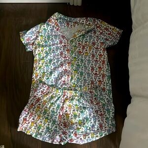 Roller Rabbit “Disco Monkey Polo Pajamas”